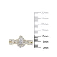 thumbnail image 4 of 1-1/3 Carat T.W. (I2 clarity, H-I color) Brilliance Fine Jewelry Pear cut Diamond Engagement Ring in 10kt Yellow Gold, Size 6, 4 of 5