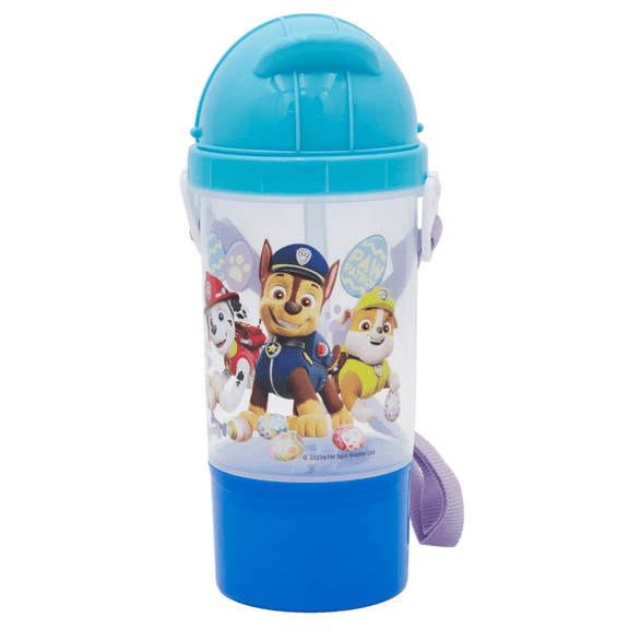 ZAK Paw Patrol  Rock N Sip Snack Canteen Water Bottle with Strap 13oz