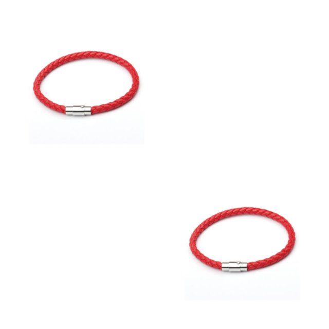 Jumpingount de cuero para hombre, hebilla de piedra imán, cadena de mano, pulseras de amistad trenzadas para amantes, accesorio de moda, brazalete Type3 NO3