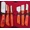 Orange, variant on 6-Piece Pet Grooming Stripping Knives Set, Grooming Comb Knife for Dogs, Cats & Horses, Professional Pet Care Tools