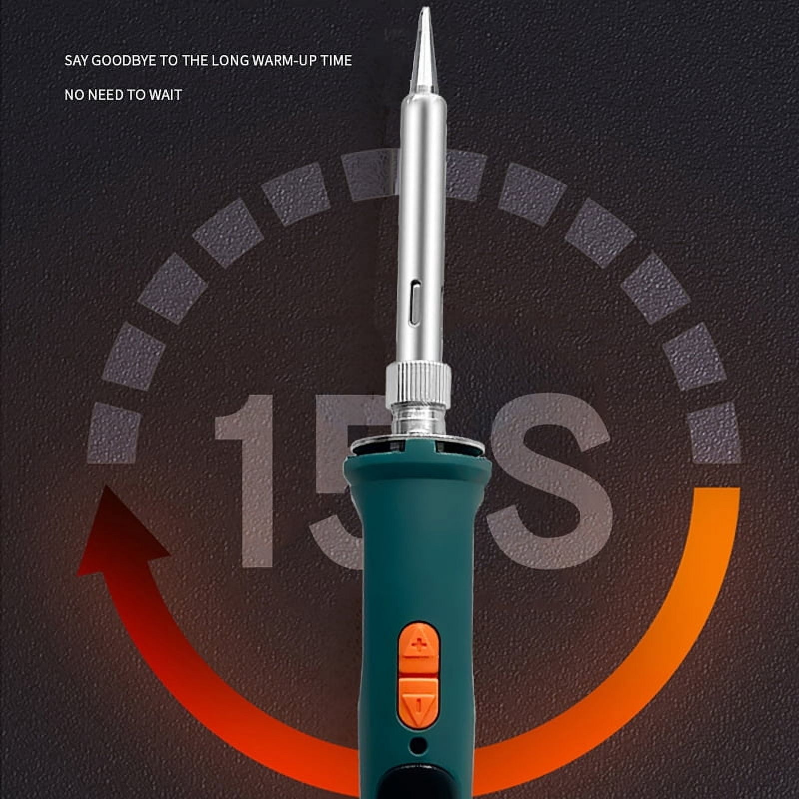 Adjustable Temperature Electric Soldering Iron , Welding Solder Rework Station Heat Pencil Tips ,Repair Tool Set ,Portable