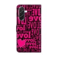 thumbnail image 3 of Leather For Samsung Galaxy A57 5G Wallet Case Crystal Material Painted Pattern, Wallet For Women Men Card Holder Magnetic Clasp Kickstand Folio Case,Color-1,For Galaxy A57 5G, 3 of 7