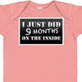 thumbnail image 4 of Inktastic 9 Months on the Inside Boys or Girls Baby Bodysuit, 4 of 5