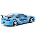 thumbnail image 3 of Nissan Silvia (S15) Vertex RHD (Right Hand Drive) "GReddy" Light Blue "Global64" Series 1/64 Diecast Model by Tarmac Works, 3 of 4