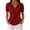 Red -BT31, variant on Inglocry Women's Waffle Polos Golf Shirts Short Sleeve V Neck T-Shirt Summer Casual Tennis Work Athletic Tops Blue 2XL