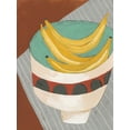 thumbnail image 2 of Zarris, Chariklia 19x24 White Modern Wood Framed Museum Art Print Titled - Modern Fruit I, 2 of 4