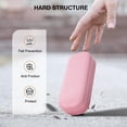 thumbnail image 4 of Funda para gafas Marvolia Hard Shell Large, piel sintética, color rosa, 4 of 7