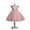 Rose, variante sur Diufon Robe de Princesse pour Filles Tout-Petits Élégante en Dentelle avec Manches à Volants Robe d'Anniversaire pour Enfants Robe de Fête de Mariage