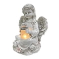 thumbnail image 2 of Almencla Statue Solar Power Light Outdoor Sculpture Lawn Ornament Girl, 2 of 8