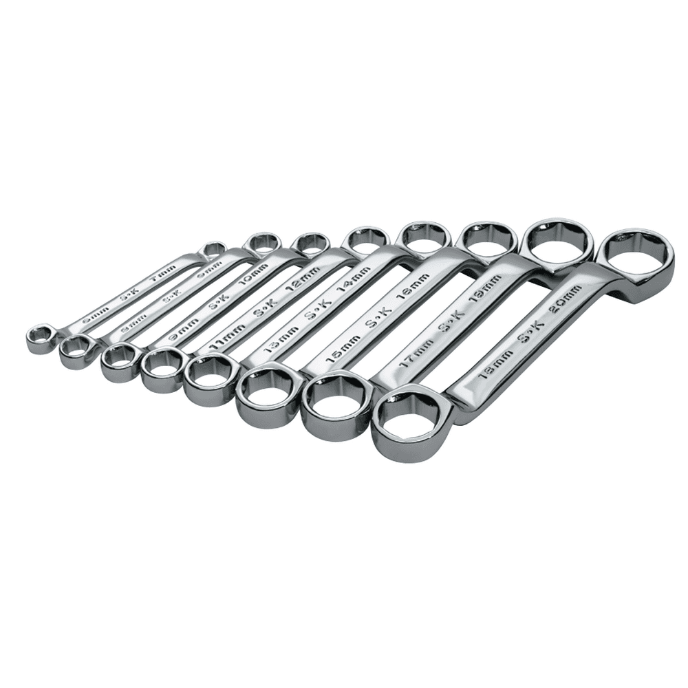 Wrench Set Box End 8 Piece Short Deep Metric