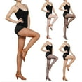 thumbnail image 1 of Trayknick Collants Latins Professionnels par Trayknick pour Femmes Taille Unique à Haute Élasticité Collants Résille avec Contrôle du Ventre pour Danse, Café, 1 Unité, 1 of 13