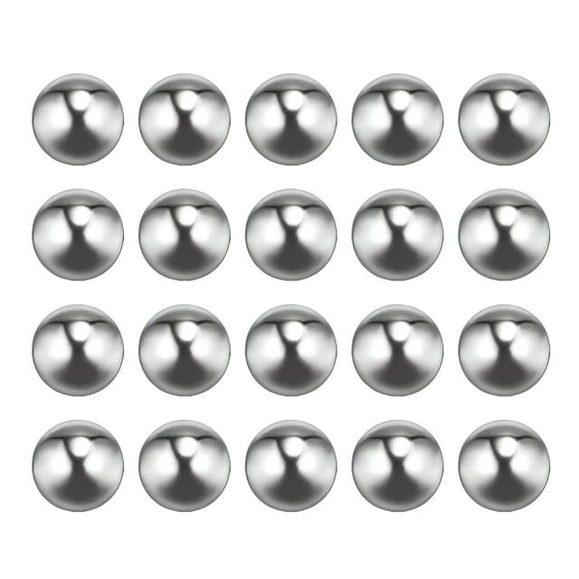 Unique Bargains Billes de Roulement en Acier Inoxydable 201 de 14 mm G1000 Précision, Lot de 25