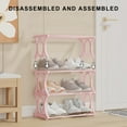 thumbnail image 6 of sruoe Shoe Rack, Shoe Rack Organizer, Shoe Rack for Entryway, Shoe Racks Clearance, Shoe Storage, Small Shoe Rack, Free Standing Home Shoe Racks, Stainless Steel Shoe Rack, 6 of 6