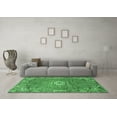 thumbnail image 3 of Ahgly Company Indoor Square Persian Emerald Green Traditional Area Rugs, 6' Square, 3 of 4