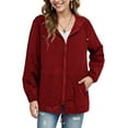 thumbnail image 5 of Godom Rain Jacket Women Lightweight Raincoat with Hood for Hiking Travel Windbreaker Outdoor Active, 5 of 6