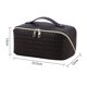 thumbnail image 3 of Bolsas de maquillaje de cuero PU con bolsa de cosméticos con cremallera para regalos navideños (negro) Ehuebsd Cuidado Belleza, 3 of 9