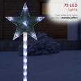 thumbnail image 6 of Alpine Corporation 25" Plug-In Shooting Star Garden Stakes with LED Lights, Set of 4, White, 6 of 13