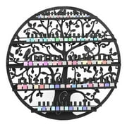 Iron Round 5/6 Tier Tree Shape Nail Polish Display Rack Wall Mounted Organizer