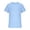 Blue, variant on Bxsruta Men's Waffle Knit Short Sleeve Crew Neck Loose Fit Pullover T Shirt Comfy Polyester Daily Tops