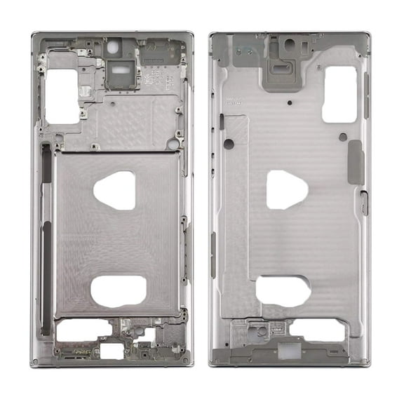 Replacement Middle Frame Bezel Plate For Samsung Galaxy Note 10 Plus (SM-N975W) - Aura Silver
