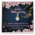 thumbnail image 2 of To My Mother-in-Law  Thanks Always Alluring Ribbon Necklace Message Card, 2 of 20