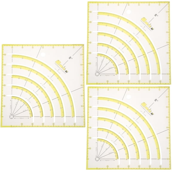 3 Count Slotted Ruler Quilting for Cutting Fabric Cutter Patchwork