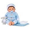 thumbnail image 2 of Muñeca bebé con canastilla Tiny Treasures (pelo castaño) (Kk5354), 2 of 5