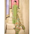 thumbnail image 2 of Indian Designer Printed Cotton Shalwar Kameez with Dupatta Suits Stitched Pakistani Palazzo Pant Dresses ( Green, XL - 44 ), 2 of 4