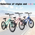 thumbnail image 4 of Ambifirner 20 Inch Mountain Bike for 45–55 inches Tall ,7 Speed Bicycle with Dual Suspension Fork,Adjustable Seat Height,High Steel Frame,Ideal for Men, 4 of 9