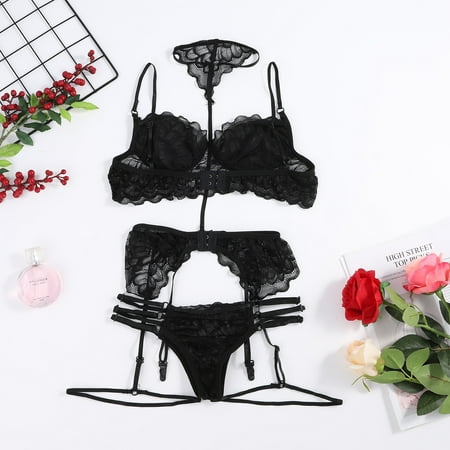 

〖CFXNMZGR〗Lingerie For Women Ring Sleepwear Lingerie Steel Underwear Pajamas Fashion Lace Garter