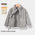thumbnail image 6 of Hessimy Toddler Boys Girls Spring Summer 2Pcs Long Sleeve Pullover Sweatshirt Tops Soft Sweatpants Sweatsuit 3M-12T(Grey,12-18 Months), 6 of 7