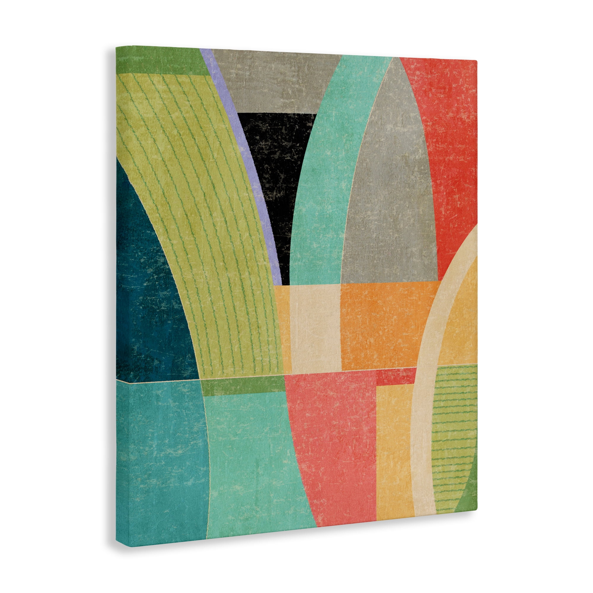 Stupell Industries Retro Geometric Archways Canvas Wall Art, design by Suzanne Nicoll