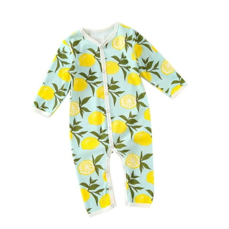 

ZRBYWB Baby And Toddler Footed Romper Jumpsuit Cotton Baby Clothes Play Girls Boys Romper Outfits