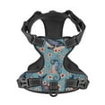 thumbnail image 4 of Picia Underwater Animals and Flowers No-Pull Dog Harness Reflective Front Clip Vest with Handle,Step-in Air Dog Harness,Adjustable 2 Metal Rings 4 Buckles,Easy to Put on & Take Off Small, 4 of 9