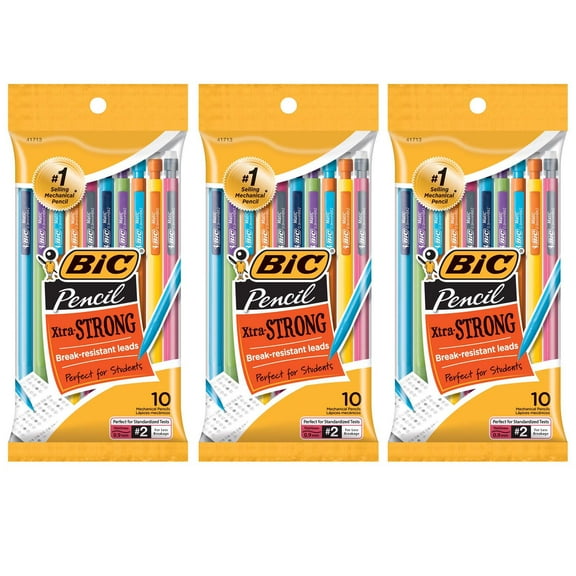 BIC Mechanical Pencils, 0.9mm, 10 Per Pack, 3 Packs