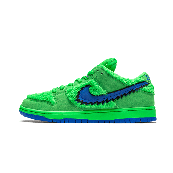 NIKE MENS SB Dunk Low "Grateful Dead - Green Bear" CJ5378 300 from Stadium Goods