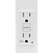 Leviton Smartlockpro Weather & Tamper-Resistant Duplex Gfci Receptacle With Led, White, Nema 5-15R, 125 Volts, 15 Amps