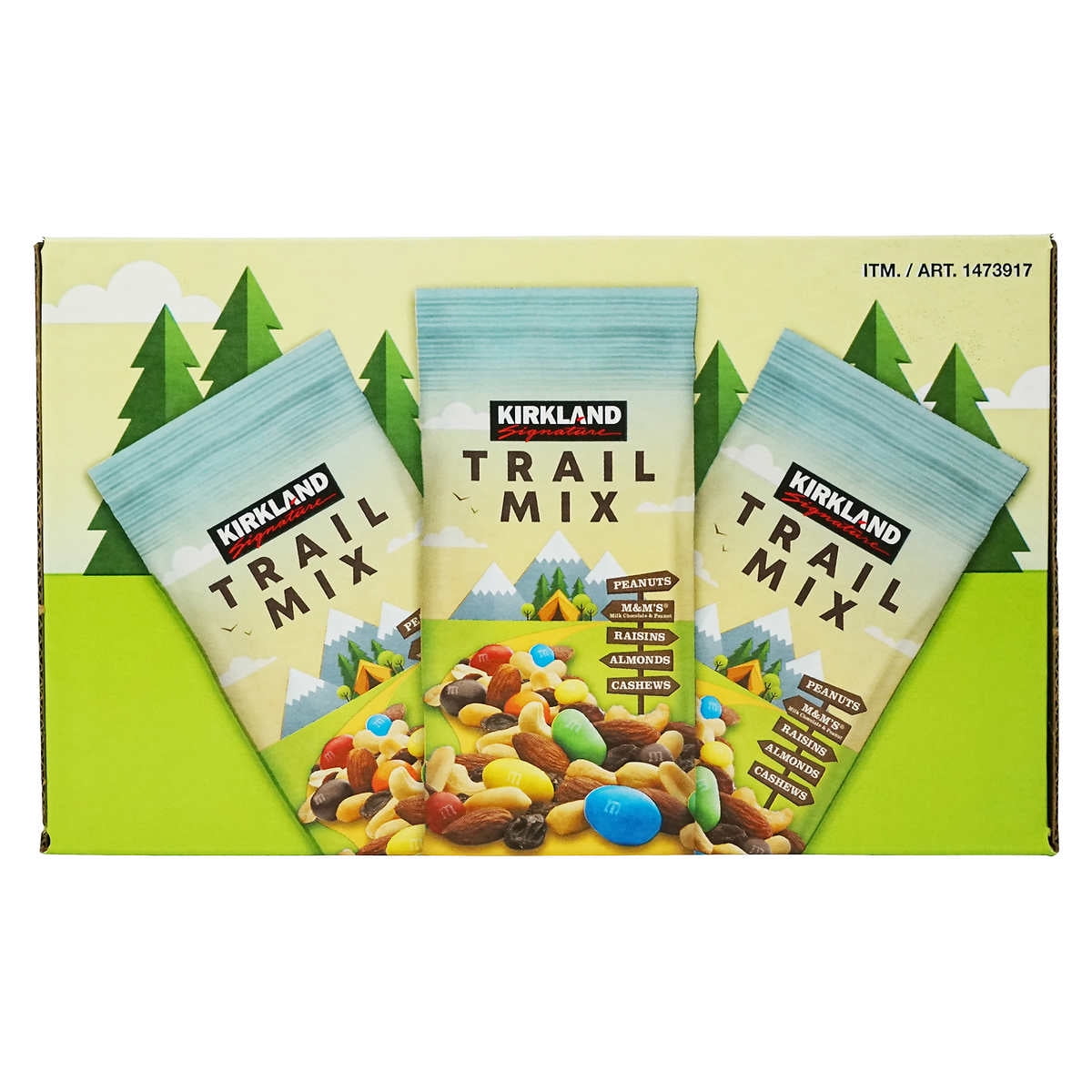 Kirkland Signature  2 oz Trail Mix Snack Packs, 28 Count