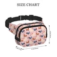 thumbnail image 4 of Zufioo Funny Chicken Print Square Double Layer Waist Bag, Durable & Stylish Fanny Pack with Zippered Pockets and Adjustable Strap for Outdoor & Daily, 4 of 9