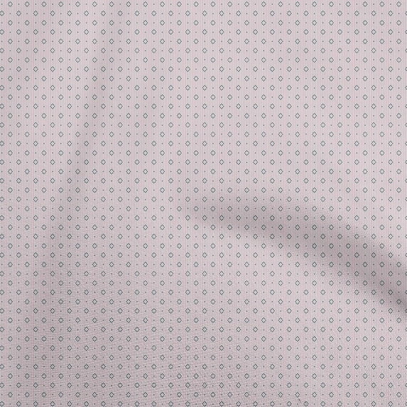 oneOone Viscose Jersey Light Pink Fabric Stripes Quilting Supplies Print Sewing Fabric By The Yard 60 Inch Wide