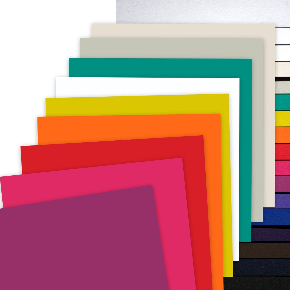 Skin Smooth MULTICOLORED (16 Colors / 2 each) 12X12 (Square) Variety