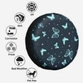 thumbnail image 6 of Kdxio Beautiful Butterflies for Tire Cover Wheel Protectors Tyre Covers Weatherproof Wheel Covers Universal Fit for Trailer Rv SUV Truck Camper Travel Trailers 14 inch, 6 of 8