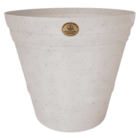 Maceta Plásticos La Ardilla Artersana 30.5 cm Blanco Cantera