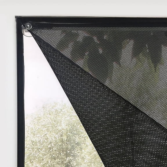 No Drill Cordless Light Filtering Window Shade, Transparent Temporary Shade for Filtering Glare, 39" W x 63" L with Suckers, for Living Room, Bedroom