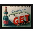thumbnail image 2 of Vintage Apple Collection 24x19 Black Modern Wood Framed Wall Art Titled - Pipperment Get, 2 of 6