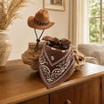 thumbnail image 3 of Pet Cowboy Costume, Halloween Costumes for Dogs Cats with Hat and Bandana, Western Themed Pet Outfit for Holiday Party Cosplay and Photo Shoots (FlagA), 3 of 7