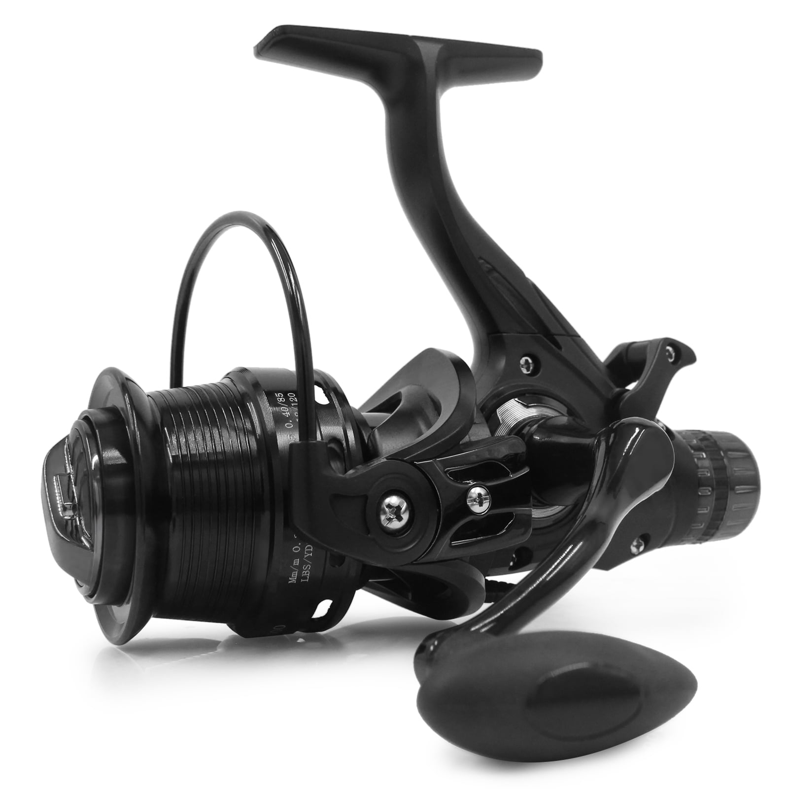 Spinning 9+1BB Speed Ratio Fishing Reel With Dual Brake System Smooth Spinning Reel With Dual Spool Interchangeable Handle Fishing Tackle
