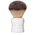 thumbnail image 1 of Brocha de afeitar fina Fibras de cabello de ángel Brocha de crema de afeitar sin crueldad para hombres Exfolia suavemente la piel Mango de resina sólida Nudo de 24 mm con loft de 56 mm (blanco), 1 of 5