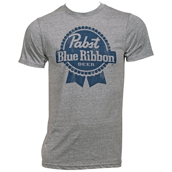 Pabst Blue Ribbon PBR Blue Logo T-Shirt-Medium