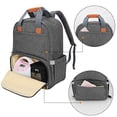thumbnail image 2 of Mochila extractor leche Luxja con compart. bolsa refrigeración y portátil, adecuada madres trabajadoras (compatible con mayoría marcas), gris, 2 of 3